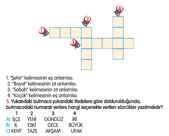 3.Sınıf Ekim Ayı Süreç İzleme Sınavı-2