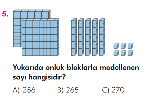 3.Sınıf 1. Hafta Değerlendirme Testi