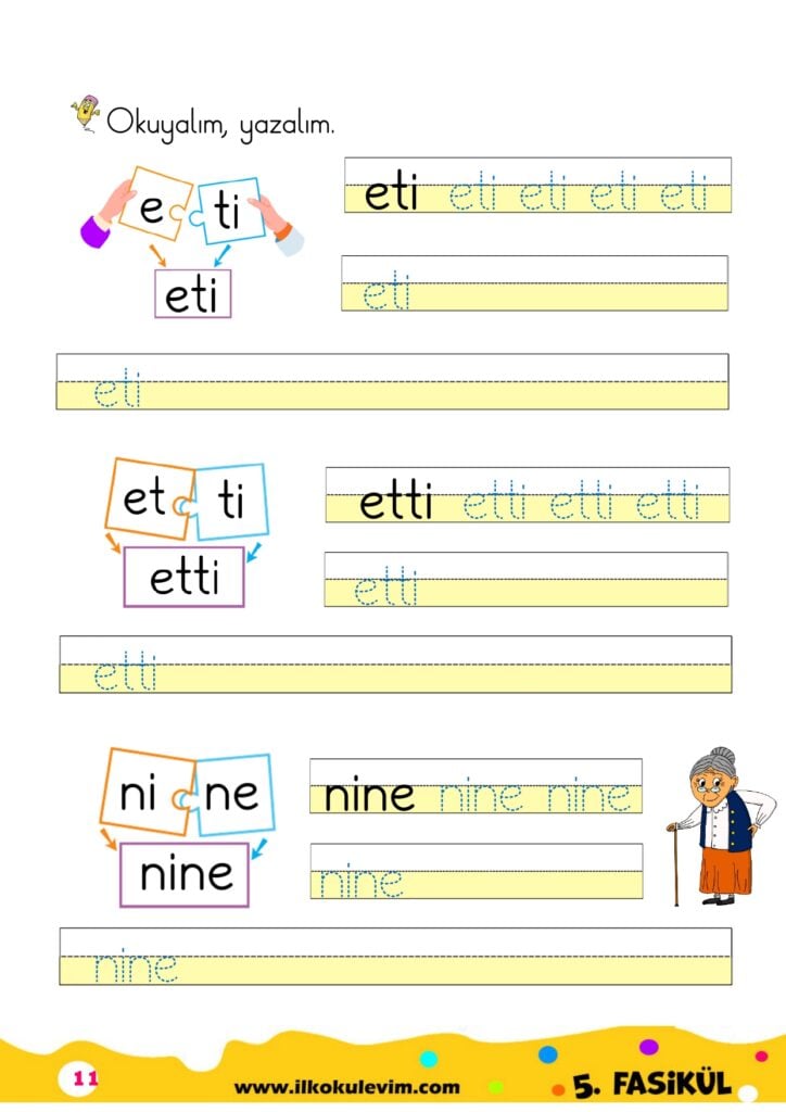 1. Sınıf İ Sesi Fasikülü