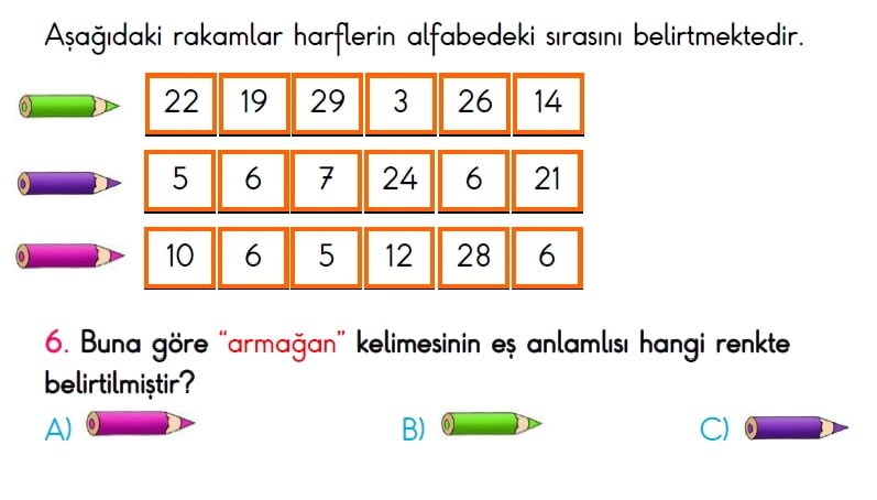 3. Sınıf Türkiye Geneli Ölçme ve Değerlendirme Sınavı 2