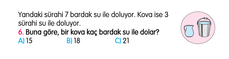 2. Sınıf Türkiye Geneli Kazanım Değerlendirme Sınavı 4