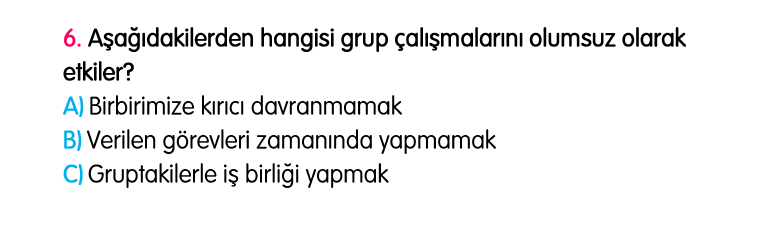 2. Sınıf Türkiye Geneli Kazanım Değerlendirme Sınavı 4