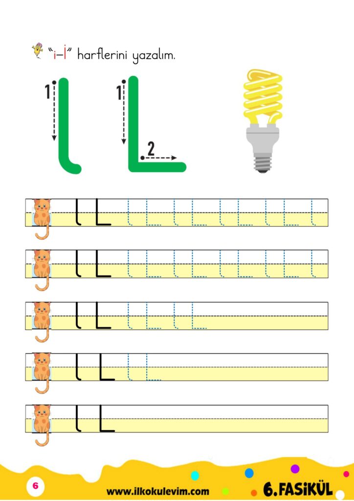 1. Sınıf L Sesi Fasikülü