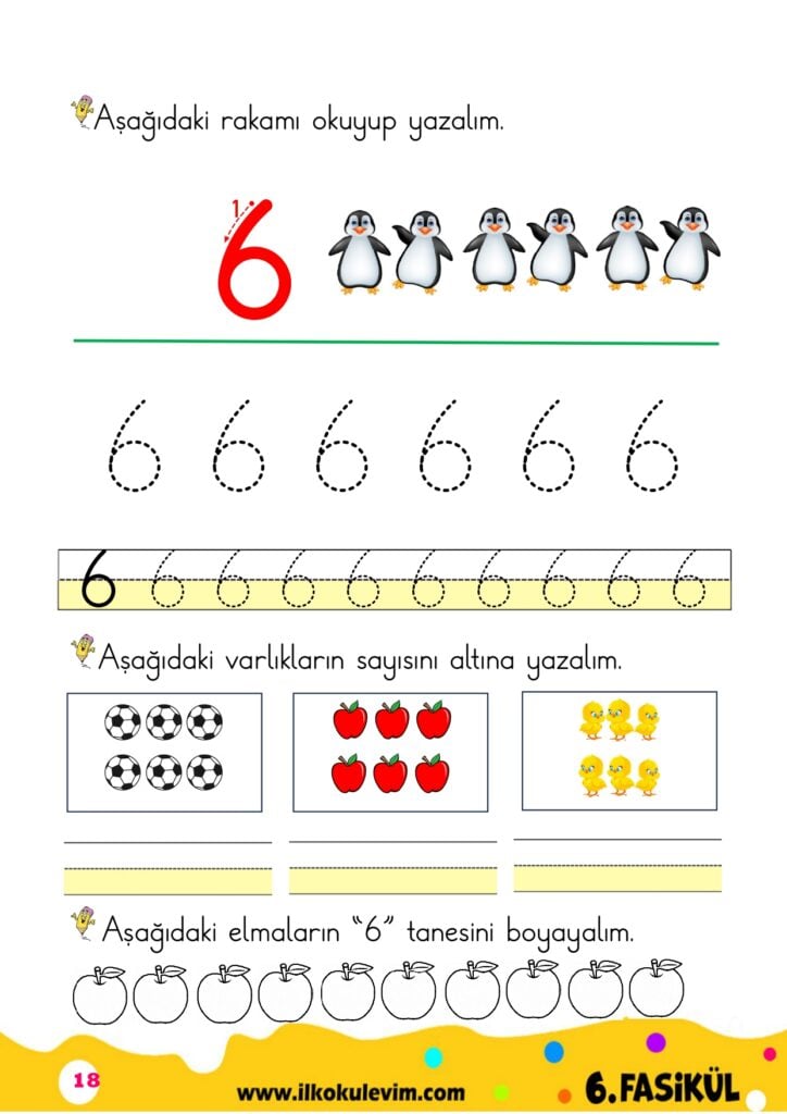 1. Sınıf L Sesi Fasikülü