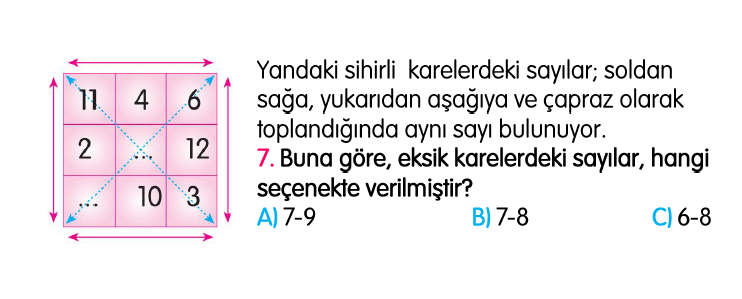 2. Sınıf Türkiye Geneli Kazanım Değerlendirme Sınavı 4