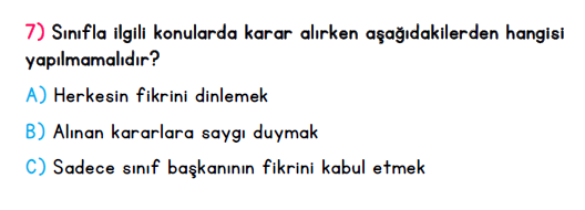 2. Sınıf İlkokul Evim Türkiye Geneli Süreç İzleme Sınavı 1