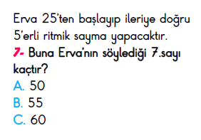 2. Sınıf İlkokul Evim Türkiye Geneli Süreç İzleme Sınavı 3