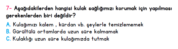 3. Sınıf İlkokul Evim Türkiye Geneli Süreç İzleme Sınavı 1