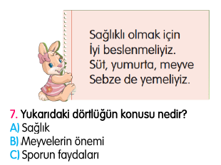 3.Sınıf Ekim Ayı Süreç İzleme Sınavı-2