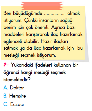 3. Sınıf İlkokul Evim Türkiye Geneli Süreç İzleme Sınavı 3