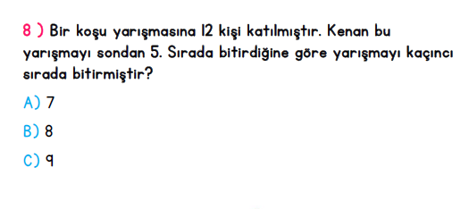 2. Sınıf İlkokul Evim Türkiye Geneli Süreç İzleme Sınavı 1