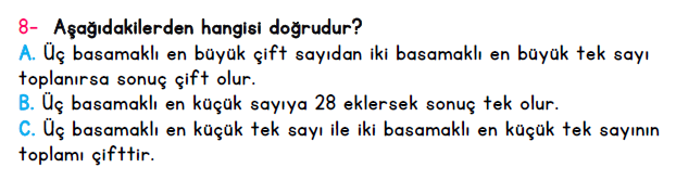 3. Sınıf İlkokul Evim Türkiye Geneli Süreç İzleme Sınavı 1