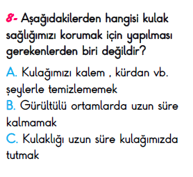 3. Sınıf İlkokul Evim Türkiye Geneli Süreç İzleme Sınavı 3