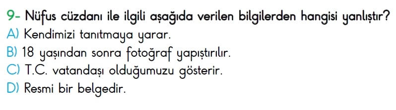 4. Sınıf Türkiye Geneli Ölçme ve Değerlendirme Sınavı 2