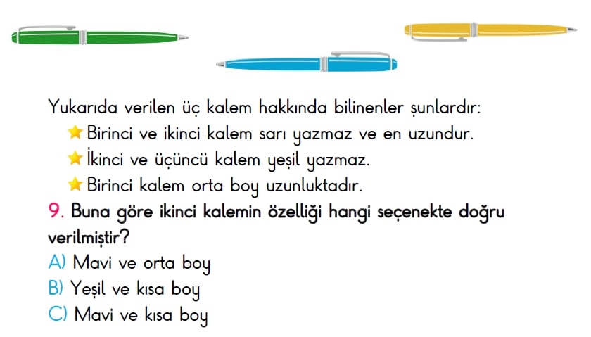 3. Sınıf Türkiye Geneli Ölçme ve Değerlendirme Sınavı 2