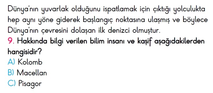 3. Sınıf Türkiye Geneli Ölçme ve Değerlendirme Sınavı 2