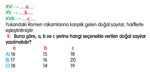 3.Sınıf Ekim Ayı Süreç İzleme Sınavı-2