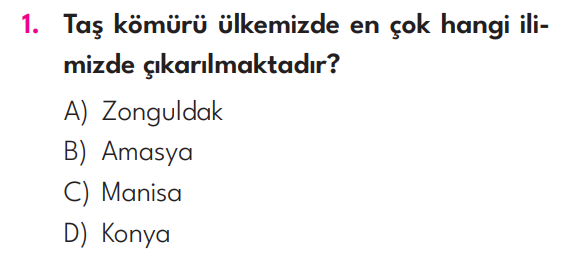 4.Sınıf 1. Hafta Değerlendirme Testi