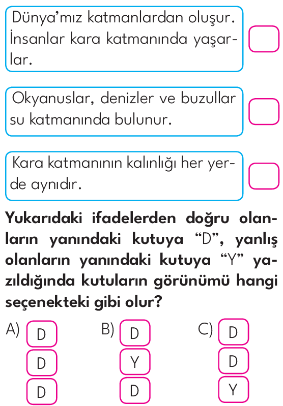 4.SINIF 2024-2025 EĞİTİM ÖĞRETİM YILI HAZIRBULUNUŞLULUK SINAVI