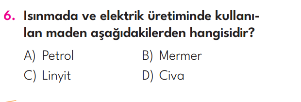 4.Sınıf 2. Hafta Değerlendirme Testi