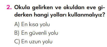 2.Sınıf 3. Hafta Değerlendirme Testi