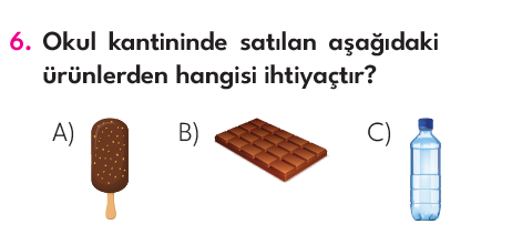 2.Sınıf 7. Hafta Değerlendirme Testi