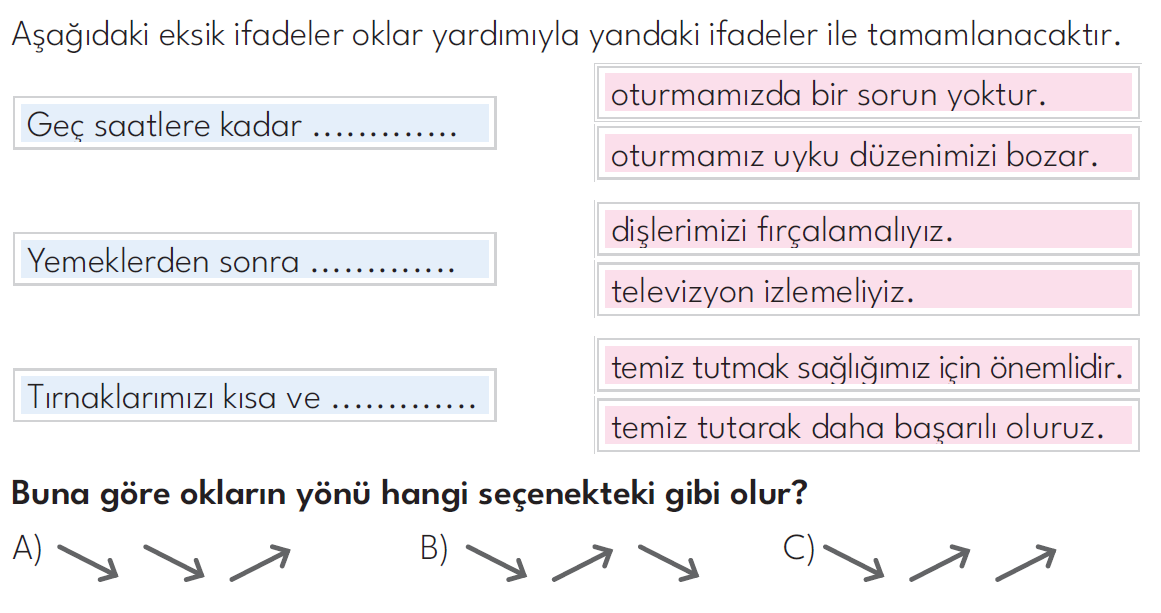 3.SINIF 2024-2025 EĞİTİM ÖĞRETİM YILI HAZIRBULUNUŞLULUK SINAVI