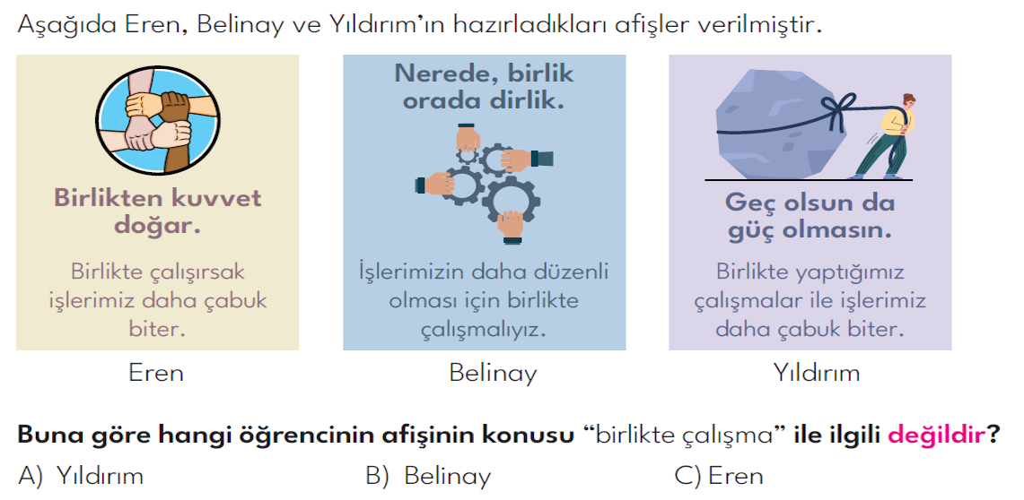 3.SINIF 2024-2025 EĞİTİM ÖĞRETİM YILI HAZIRBULUNUŞLULUK SINAVI