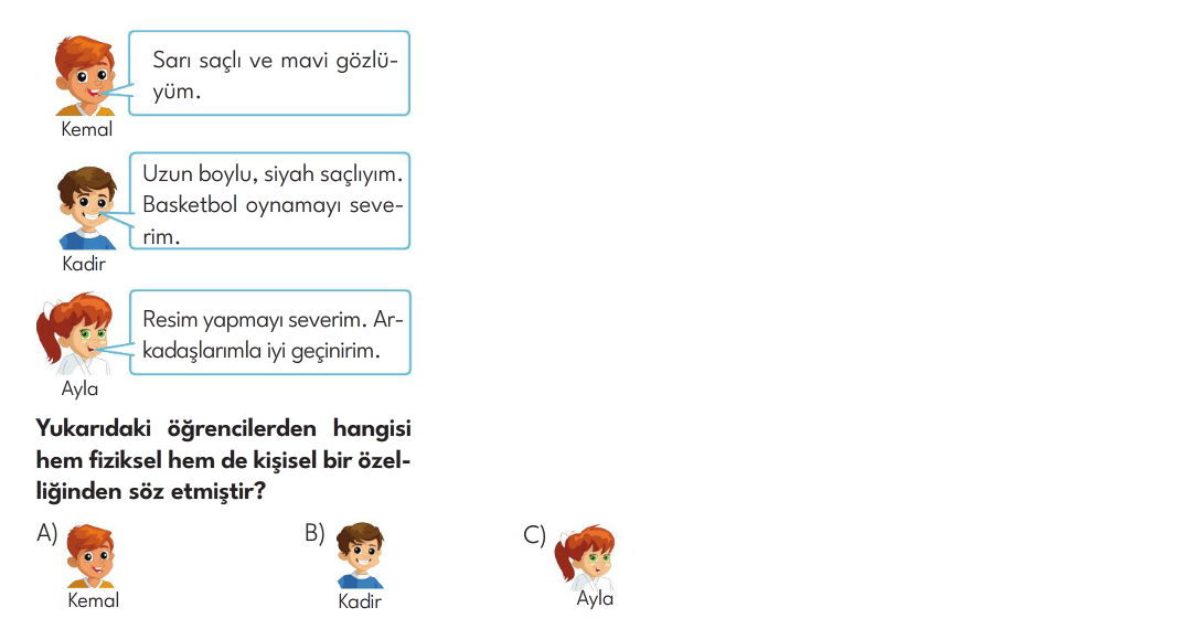 2.SINIFTAN 3.SINIFA GEÇENLER İÇİN TARAMA SINAVI ( MÜFREDAT 1-2-3-4. HAFTA)