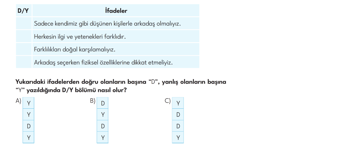 2.SINIFTAN 3.SINIFA GEÇENLER İÇİN TARAMA SINAVI ( MÜFREDAT 1-2-3-4. HAFTA)