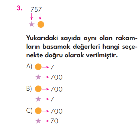 3.Sınıf 2. Hafta Değerlendirme Testi