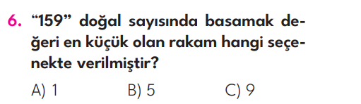 3.Sınıf 2. Hafta Değerlendirme Testi