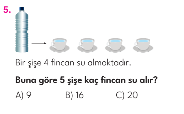 2. Sınıf 16. Hafta Değerlendirme Sınavı