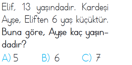 1. Sınıf 30 Soruluk Değerlendirme Sınavı 25.03.2023