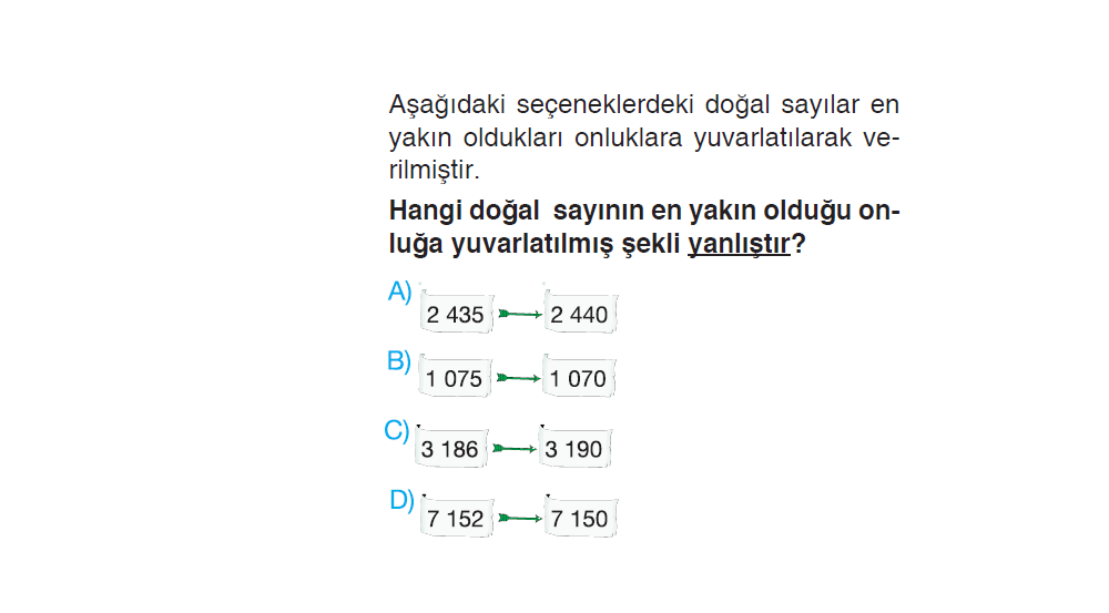 4. Sınıf 40 Soruluk Değerlendirme Sınavı 25.03.2023