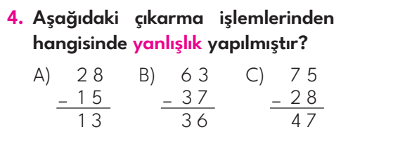 2.Sınıf 6. Hafta Değerlendirme Testi