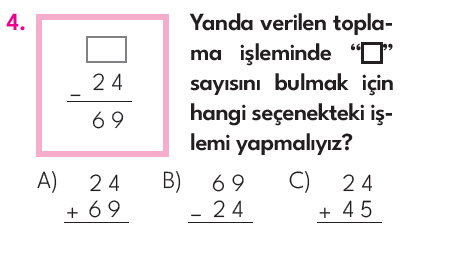 2.Sınıf 7. Hafta Değerlendirme Testi