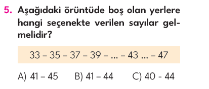 3.Sınıf 4. Hafta Değerlendirme Testi