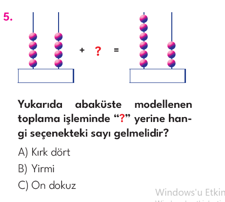 2.Sınıf 7. Hafta Değerlendirme Testi