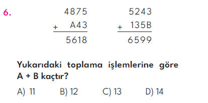 4.Sınıf 4. Hafta Değerlendirme Testi