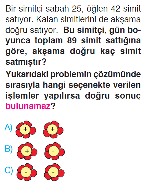 2. Sınıf 15. Hafta Değerlendirme Sınavı