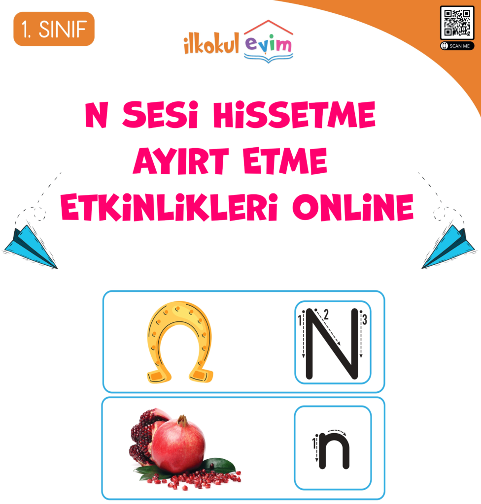 1. Sınıf N Sesi Hissetme Ayırt Etme Etkinlikleri Online