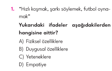 4.Sınıf 4. Hafta Değerlendirme Testi