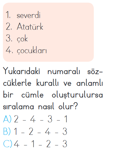 1. Sınıf 30 Soruluk Değerlendirme Sınavı 25.03.2023