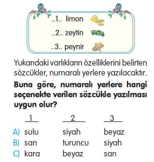 2. Sınıf 30 Soruluk Değerlendirme Sınavı 25.03.2023