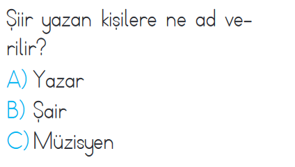 1. Sınıf 30 Soruluk Değerlendirme Sınavı 25.03.2023