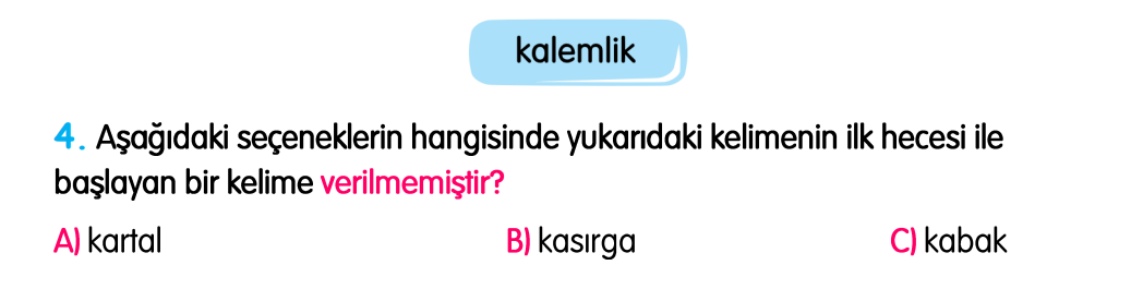 2. Sınıf Konu Tekrar Soruları Testi