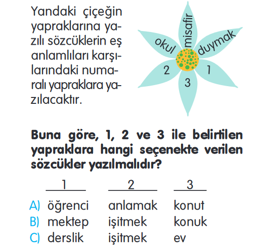 2. Sınıf 30 Soruluk Değerlendirme Sınavı 25.03.2023