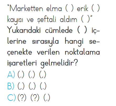 1. Sınıf 30 Soruluk Değerlendirme Sınavı 25.03.2023