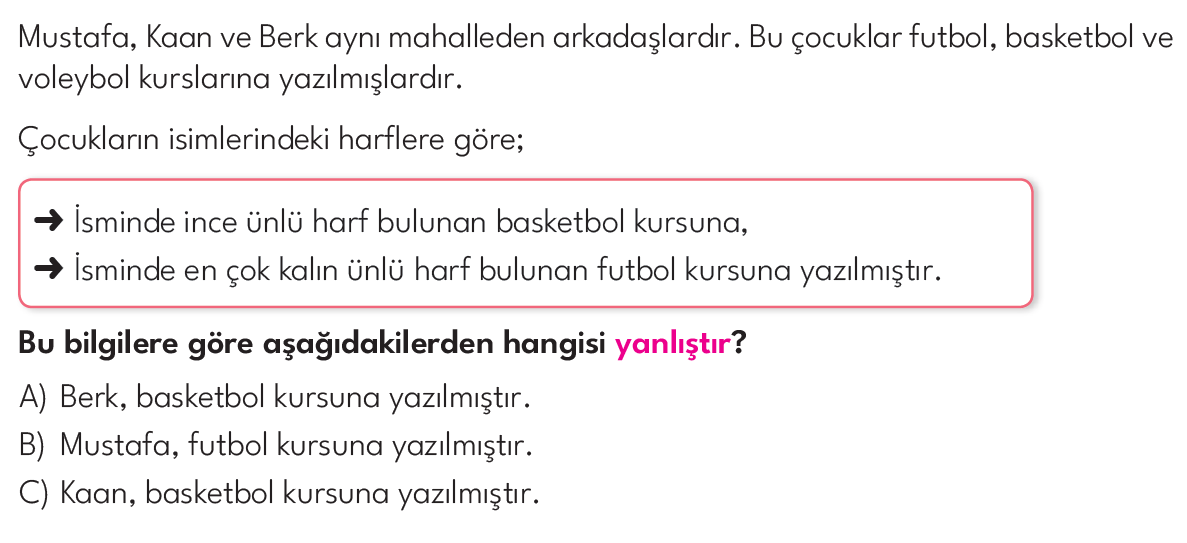 4.SINIF 2024-2025 EĞİTİM ÖĞRETİM YILI HAZIRBULUNUŞLULUK SINAVI